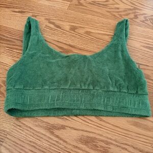 Cropped Terry tank